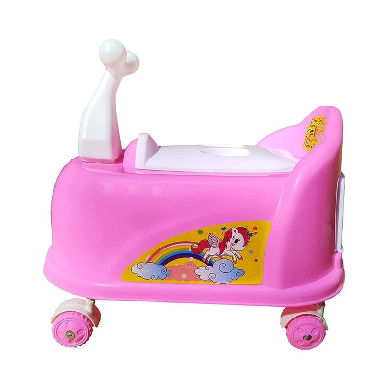 Potty Training Seat - Pink | Easy Grip Handles | Scooter (9 Months - 1.5 Years)