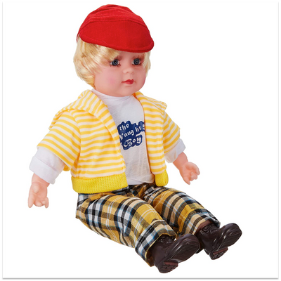 Poem Singing Boy Doll (Battery Operated Toy)