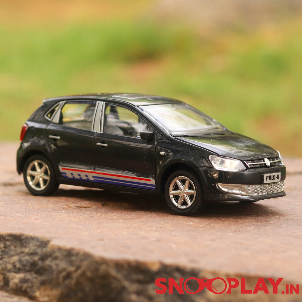 Polo R Car Hatchback (Pull Back Toy Car) - Assorted Colours