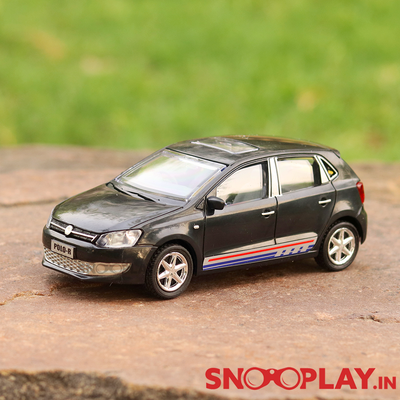 Polo R Car Hatchback (Pull Back Toy Car) - Assorted Colours