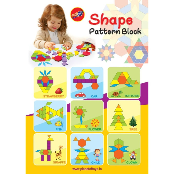 60 Pcs Set Geometric Shape Puzzle Classic Educational Toys for Kids Ages 4-8  (60 Pieces)