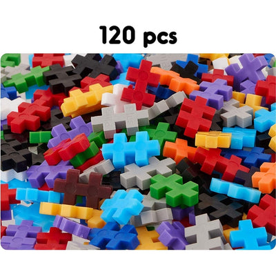 Fixi Bricks Aqua Tube 3 - Crocodile and Crab - With 120 pcs, Detailed Assembly Instructions and Storage Tube - Small Parts (Age 6-99 yrs)