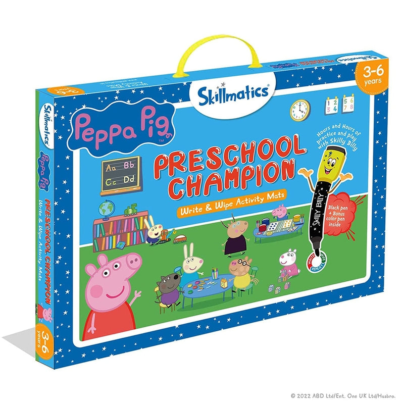 Preschool Champion - Peppa Pig Write and Wipe Activity Mat