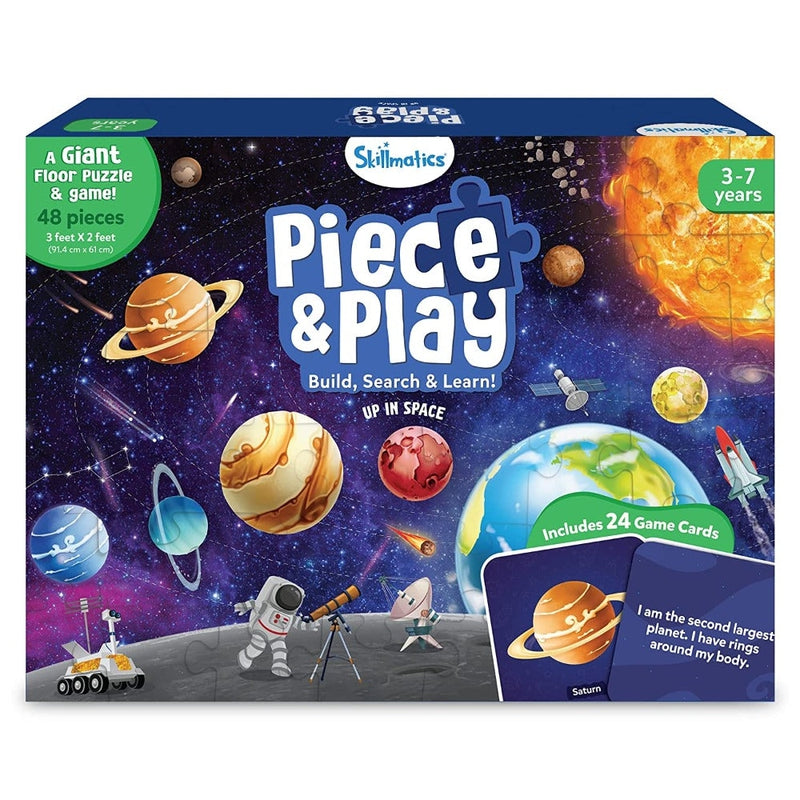 Piece & Play : Up In Space Floor Puzzle - 48 Pieces (3-4 Years)