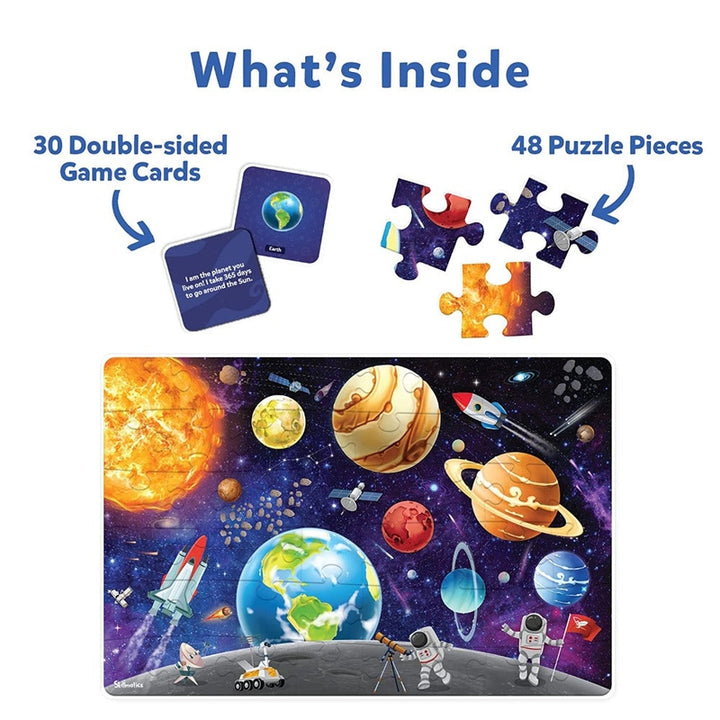 Piece & Play : Up In Space Floor Puzzle - 48 Pieces (3-4 Years)