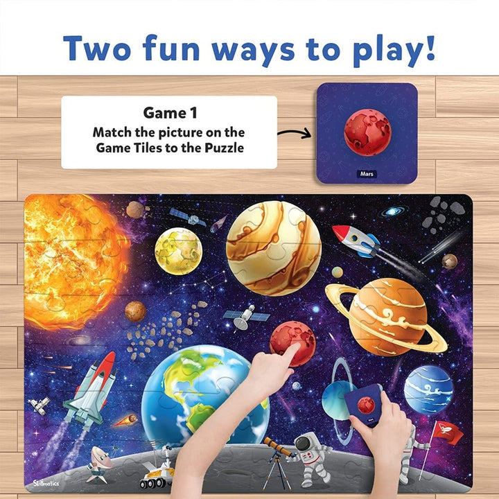 Piece & Play : Up In Space Floor Puzzle - 48 Pieces (3-4 Years)