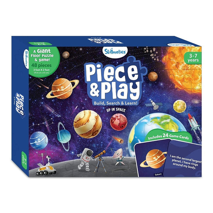 Piece & Play : Up In Space Floor Puzzle - 48 Pieces (3-4 Years)