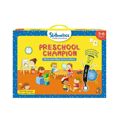Preschool Champion Write and Wipe Activity Mat