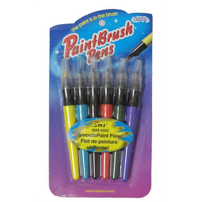 5 Packs of Paint Brush Pens (Each pack contains 6 pens)