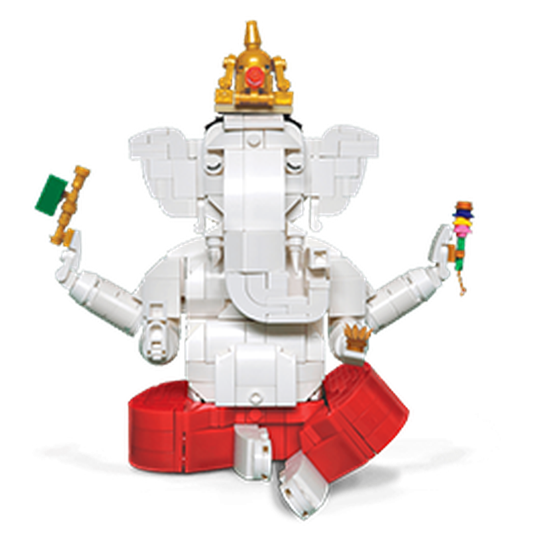 Ganesha Building Set (484 Pieces) - COD Not Available