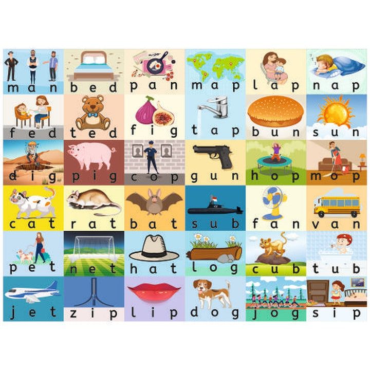 Word making puzzle – Set of 36 word puzzle