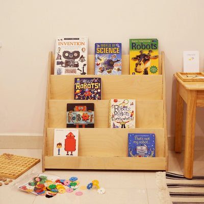 Nalanda Book Display Shelf - Kids Montessori Furniture for Toddler- Birch Plywood - COD Not Available