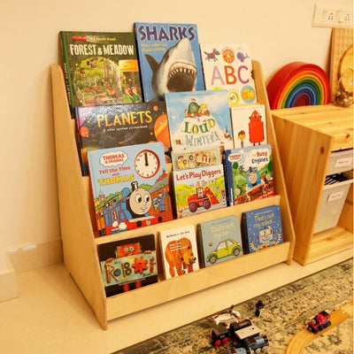 Nalanda Book Display Shelf - Kids Montessori Furniture for Toddler- Birch Plywood - COD Not Available