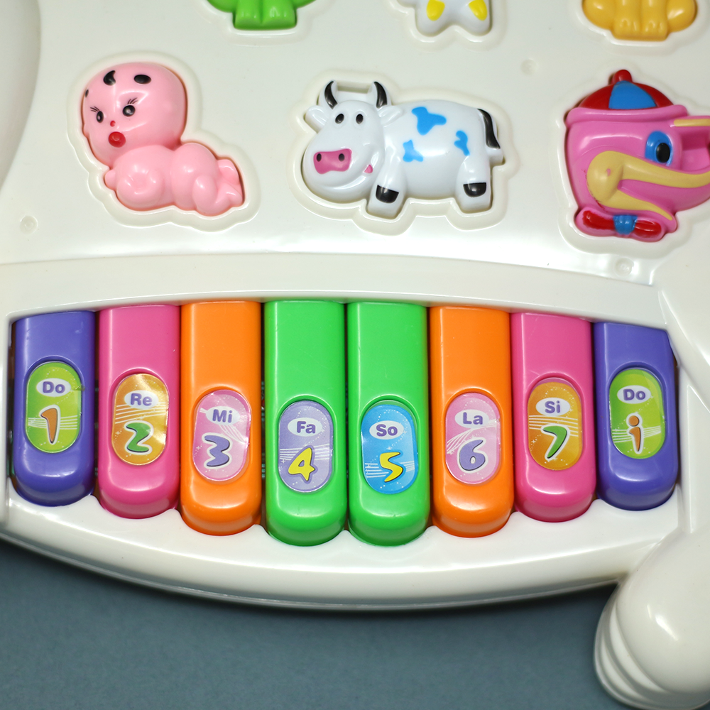 Musical Bunny Piano with Animal Sounds Toy For Kids