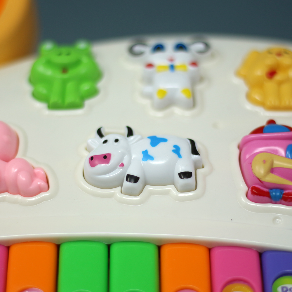 Musical Bunny Piano with Animal Sounds Toy For Kids