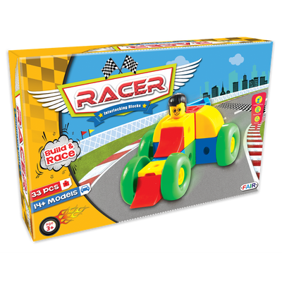 Racer Blocks - Block & Constuction Set (33 Pcs)