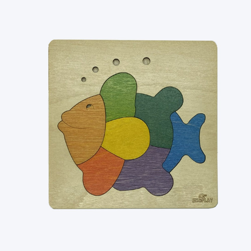 Rainbow Fish - Wooden Puzzle