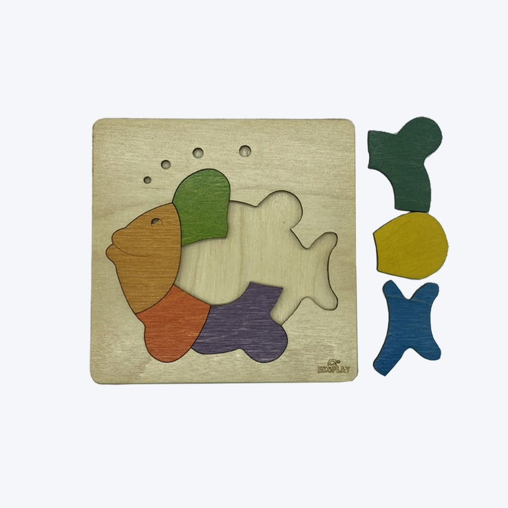 Rainbow Fish - Wooden Puzzle
