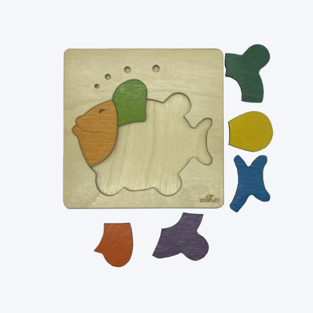 Rainbow Fish - Wooden Puzzle