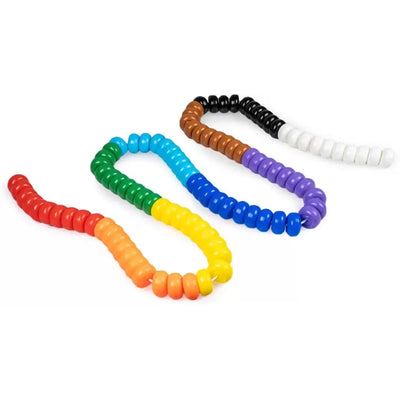 Rainbow Jumbo Beads 50 Beads