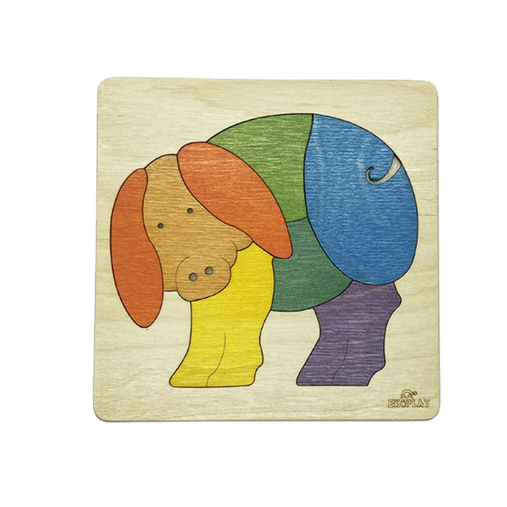 Rainbow Pig - Wooden Puzzle