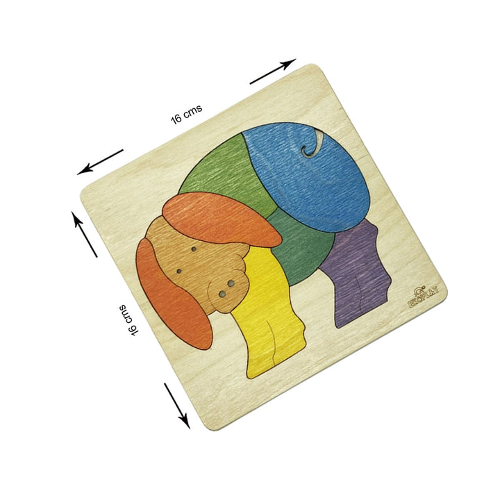 Rainbow Pig - Wooden Puzzle