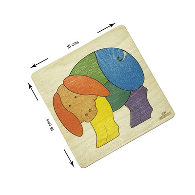 Rainbow Pig - Wooden Puzzle
