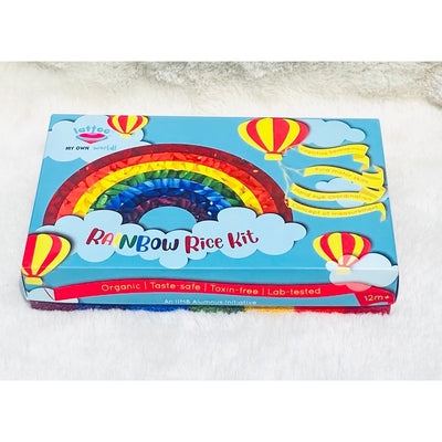 Sensory Rainbow Rice Kit - Multicolour