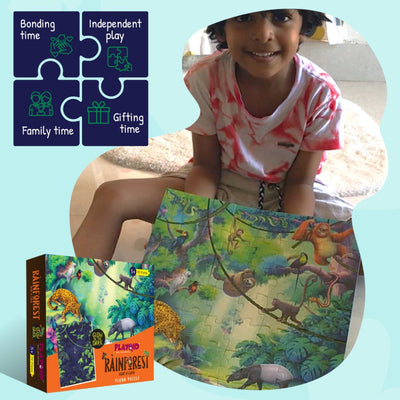 RainForest Heart of Earth - Glow in the Dark Puzzle For Kids