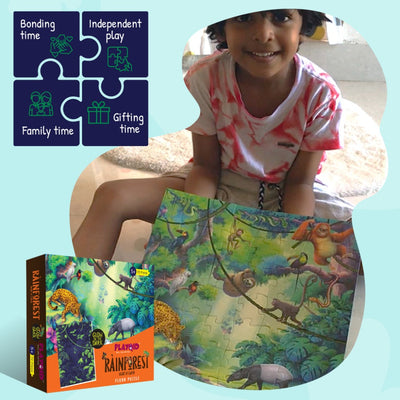 Rainforest Heart of Earth + Starry Sleepover Puzzle For Kids