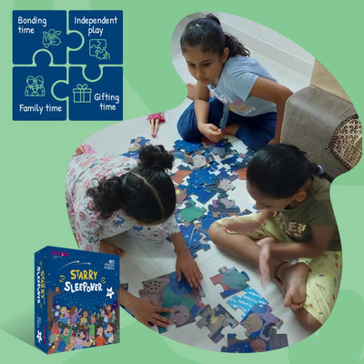 Rainforest Heart of Earth + Starry Sleepover Puzzle For Kids