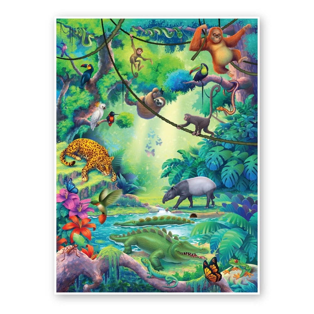 Rainforest Heart of Earth + Starry Sleepover Puzzle For Kids