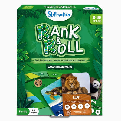 Rank & Roll Amazing Animals Card Game