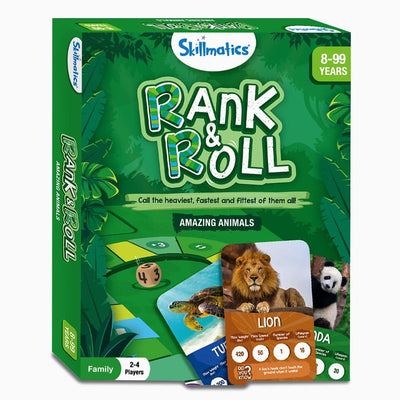 Rank & Roll Amazing Animals Card Game