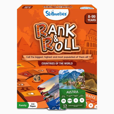 Rank & Roll Countries of The World Card Game