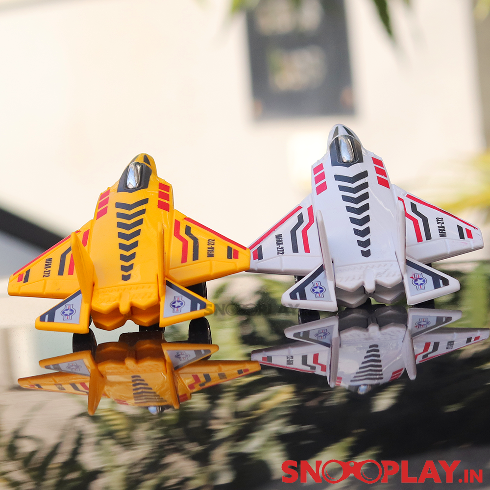 Raptor Fighter Plane Toy (Press & Go) - Assorted Colours