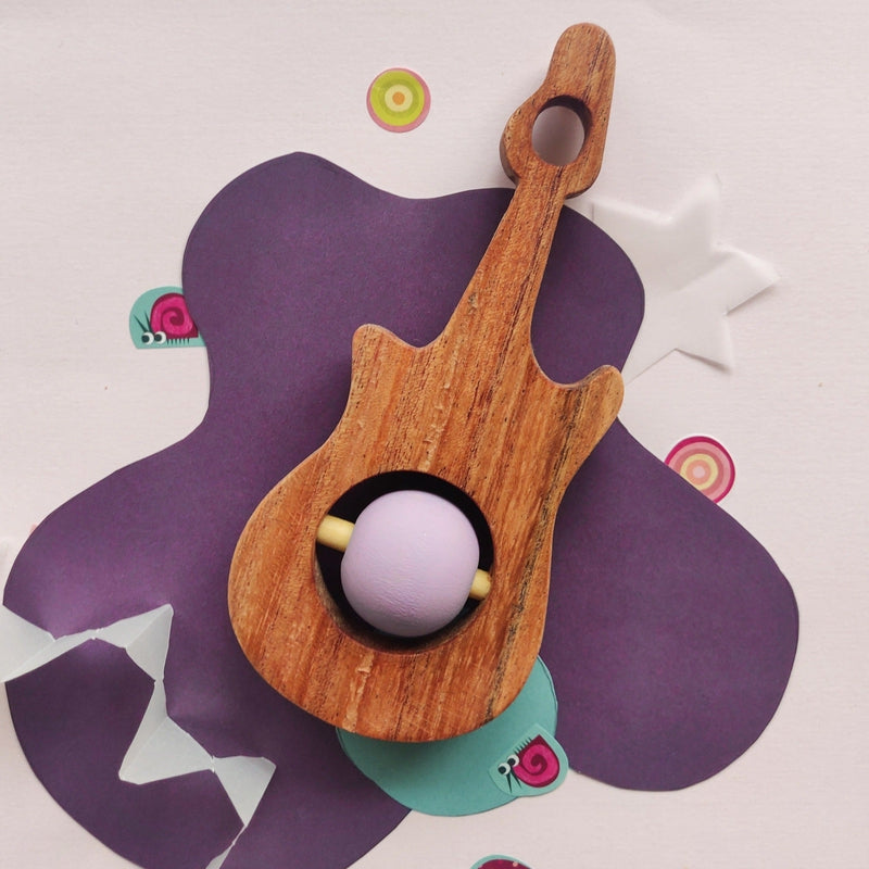 Guitar Rattle (Wooden Rattle Toy)