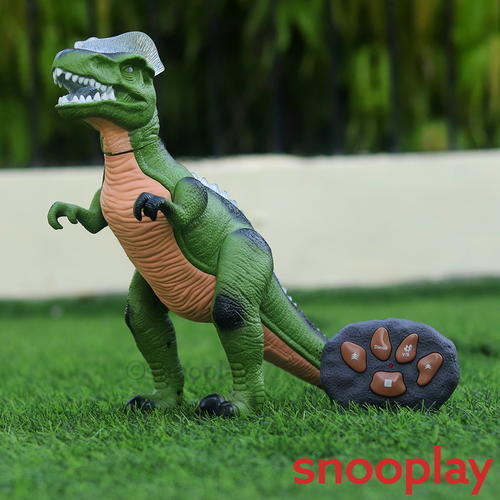 Remote Controlled Walking Dinosaur Toy | Sound & Light (5-10 Years)