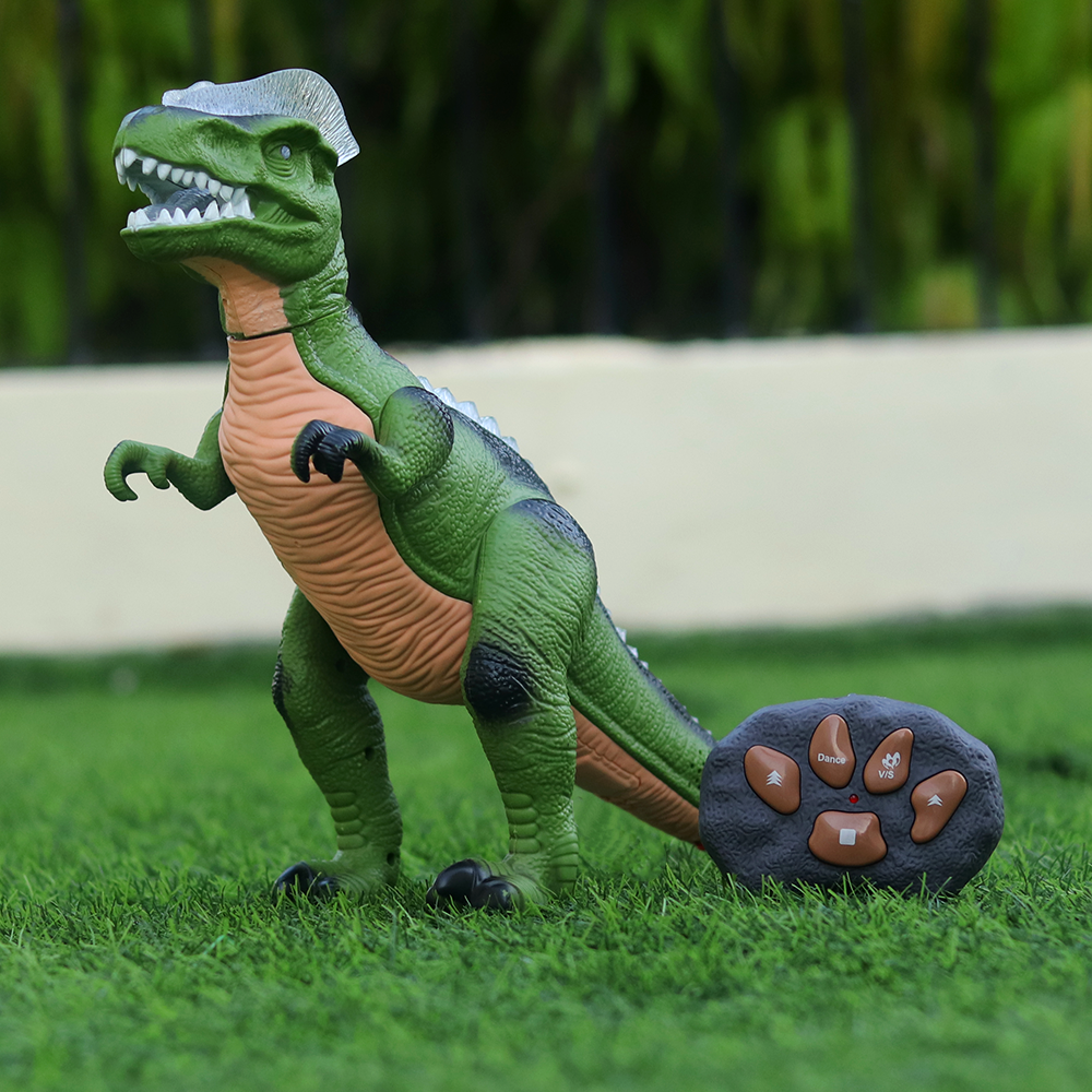 Buy Remote Controlled Walking Dinosaur Toy Sound Light (5-10