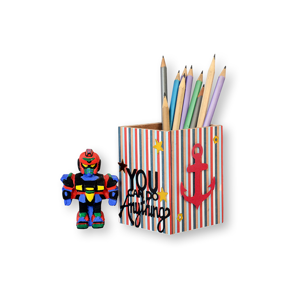 DIY Art & Paint Craft Robot Kit - Robot / Message Card