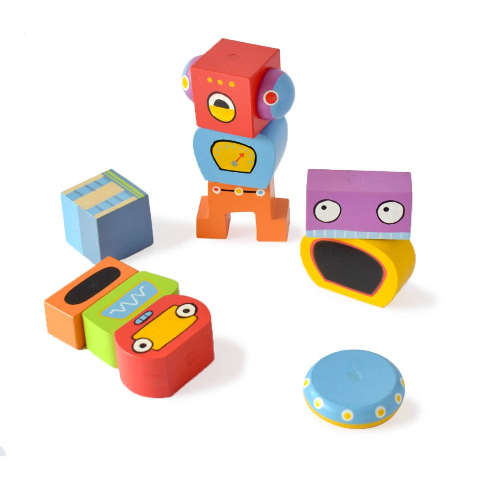 Magnetic Robo Blocks