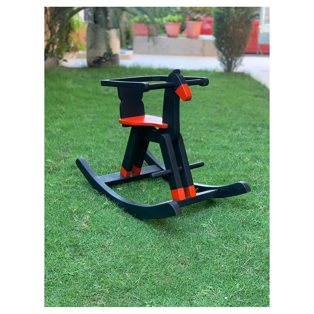 Wooden Riding Horse for Kids