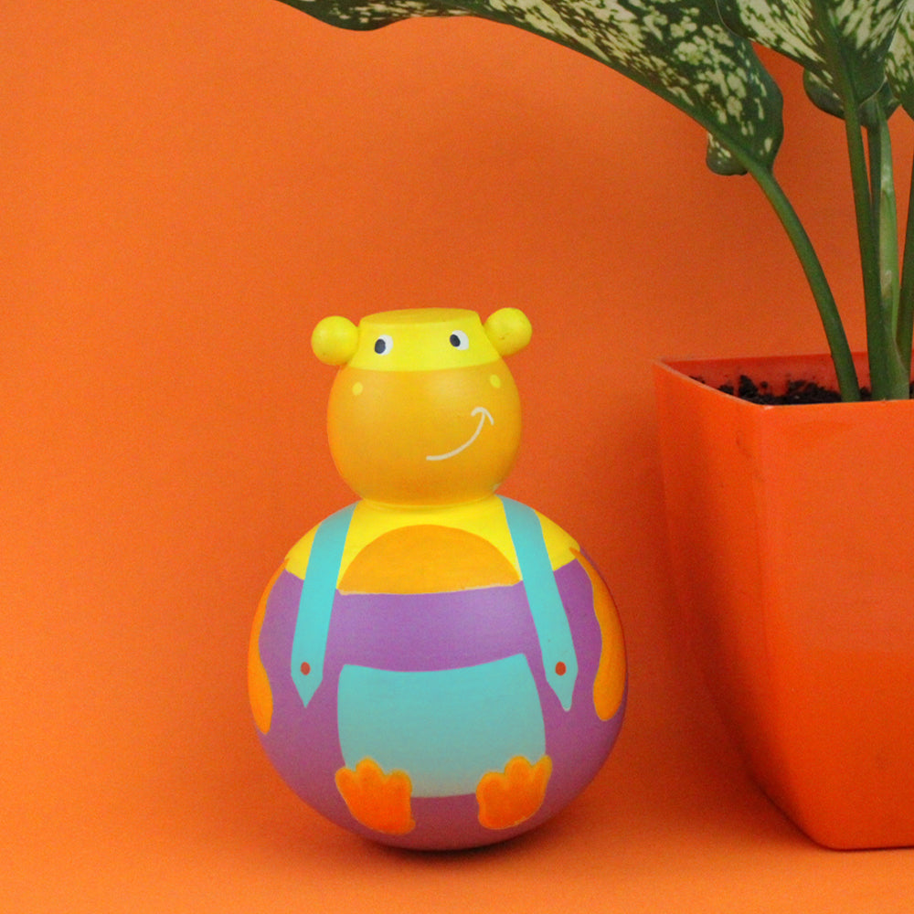 Wobbly Hippo - Roly Poly Toys For Toddlers