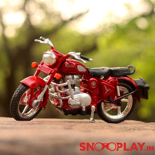 Centy Miniature Model Rugged Bike Toy with Detachable Balancing Side Tyres (Assorted Colours)