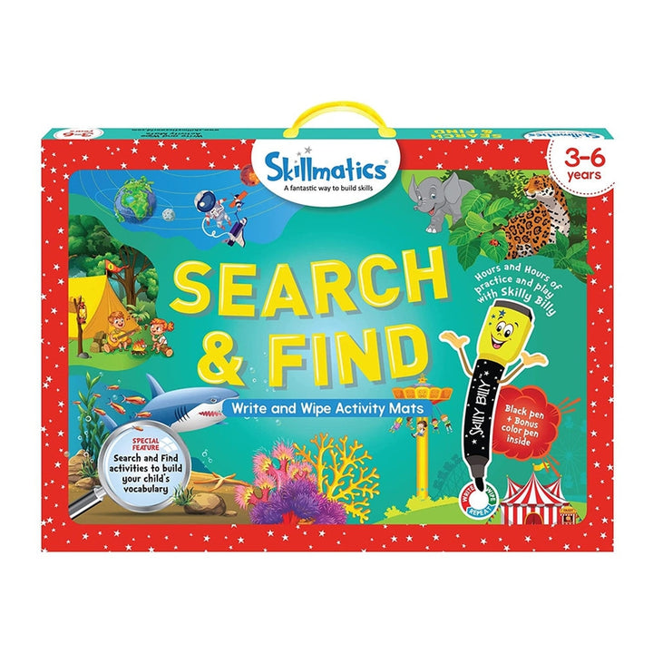 Search And Find Write and Wipe Activity Mat