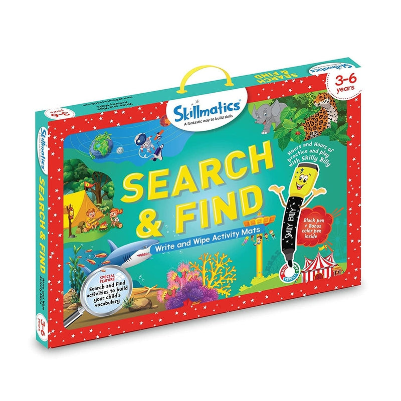 Search And Find Write and Wipe Activity Mat