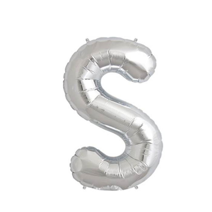 A - Z Letter Balloon-Silver (16 inches)