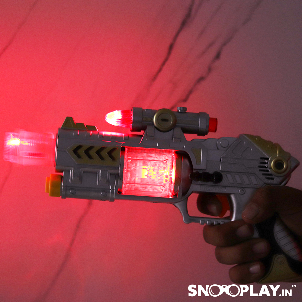 Laser Sound Gun action musical toy for kids - Snooplay.in