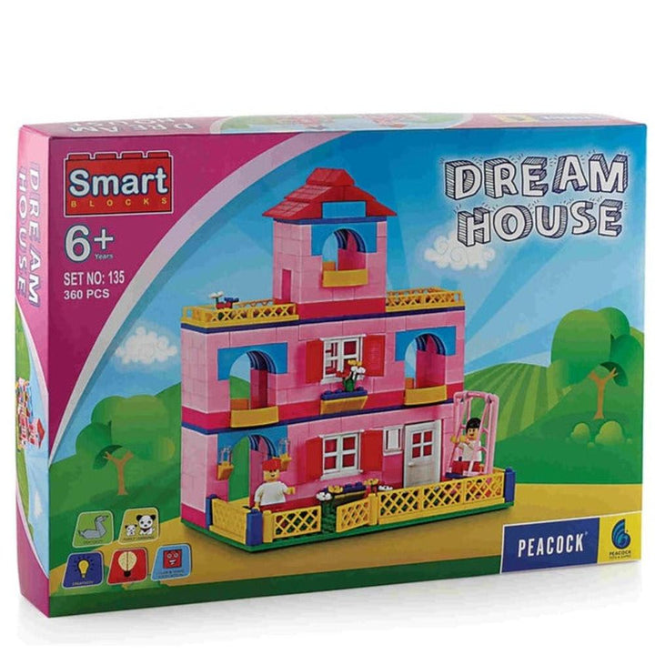 Smart Blocks Dream House 135 Building Blocks Set – 360 Pieces