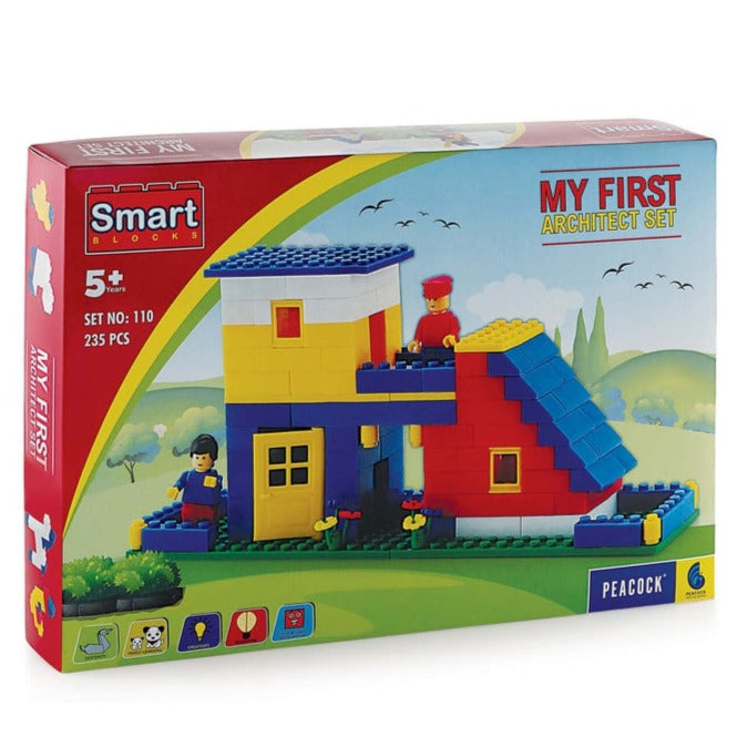 Smart Blocks My First Architect Set (Building Blocks Set) – 235 Pieces